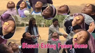 Biscuit Eating Funny😂😂 Game||Biscuit Eating Challenge Game by Nusan rana magar