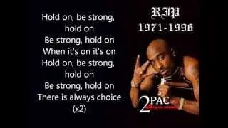 2pac feat. Nujabes - Hold on be strong (lyrics)
