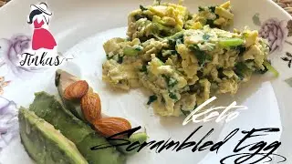 Keto scrambled egg with Avocado|How to make Keto weightless recipe for Indians|Keto Breakfast recipe
