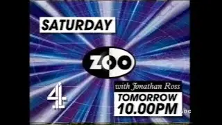 Channel 4 trailers, link announcer David Vickery & adverts 22nd January 1993