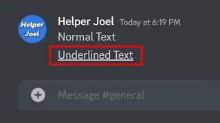 How To Type Underlined Text In Discord