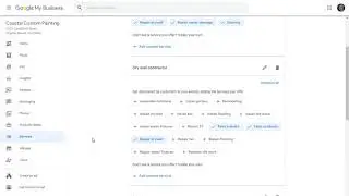 Как добавить больше услуг Google Мой бизнес