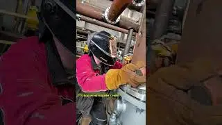 Сварка резьбы для манометра.#welding #stickwelding #сваркатруб #сварщик #сварка