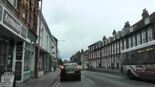 Driving Along The Tything, Upper Tything & Barbourne Road, Worcester, Worcestershire, England