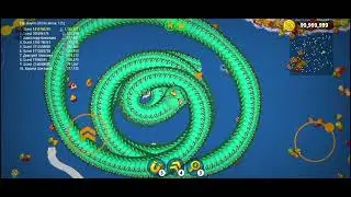 Worms Zone io Biggest Snake New Record 2025| Saamp Wala Game oggy jack #saamp#Ravindrasgaming