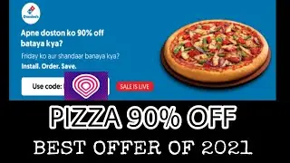 Domino's pizza at 90% discount,know how to avail pizza at this huge discount