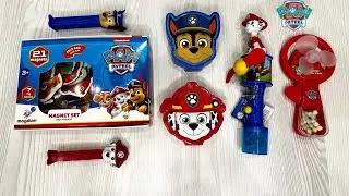 PAW PATROL CHASE VS MARSHAL UNBOXING TOYS | PAW PATROLCOLLECTION REVIEW | CANDY ASMROPENING | Yummy