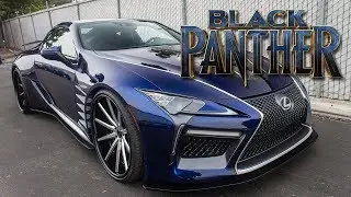 Black Panther Lexus LC 500 Feature