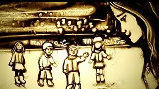 Talento Figure Skating Grants by Kseniya Simonova Got Talent Winner Sand Artist!