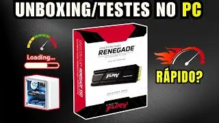 KINGSTON FURY RENEGADE 1TB (UNBOXING/TRANSF. DE JOGOS E LOADINGS NO PC)