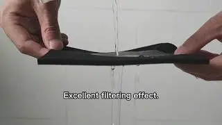 Activated carbon filter sponge