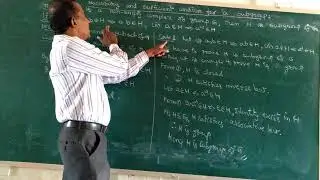 2 nd Bsc mathematics, Necessary and sufficient condition for subgroup