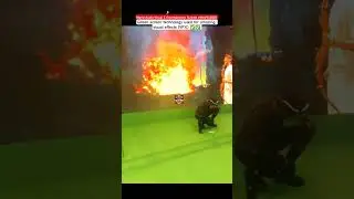 Ravan Vadh scene using VFX at WAVES 2025🧐😍 #shorts #techszoom #vfx #vfxshorts #wavessummit2025