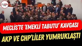Meclis'te yumruklu kavga! Tabutlu eylem kriz yarattı: AKP ve CHP'liler arasında arbede anları...