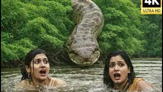 Millions Years Ago: Woman Attacked by A  Giant Python and served by a Brilliant Gorilla