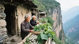 两位老人隐居广西弄中，种桑养蚕与世无争，鲜少下山山路都被杂草掩埋【乡村阿泰】