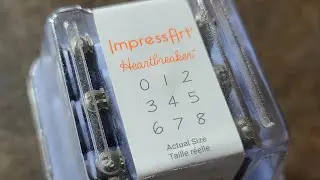 ImpressArt Handwriting Font Steel Stamp Numerical Set Review