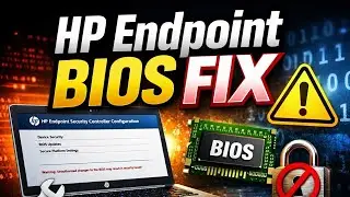 HP Endpoint Security Controller Problem Fix  BIOS & Security Issue Solved  #nehruplace #hpbios edit