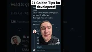 21 golden tips for developers