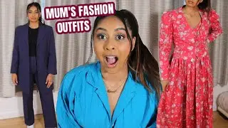 TRYING MY MUM'S OUTFITS FROM THE 80's