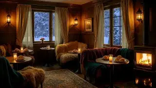 Relaxing Morning Jazz – Soft Fireplace Ambience for Productive Work and Concentration 02