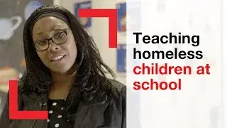 Teaching homeless children at school | homelessness | Shelter