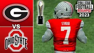 Georgia vs. Ohio State Simulation 2023 National Championship | NCAA 14 College Football Revamped Mod