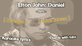 Elton John: Daniel: Small Screen