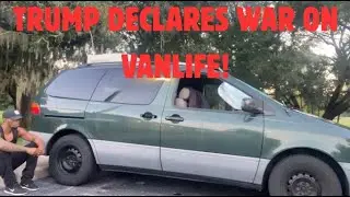 The Law Against Homelessness Is Now Enforced/LIVING IN A VAN/SOLO MALE/VLOG 216