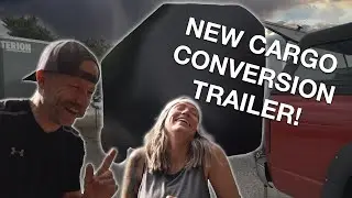 Picking up Our NEW Cargo Trailer! | Conversion Build Out