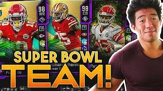 ALL SUPER BOWL LINEUP! CHIEFS OFFENSE, 49ERS DEFENSE! Madden 20