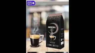 Nescafe Intenso Whole Roasted Coffee Beans, Arabica and Robusta Blend, 1kg, Bag