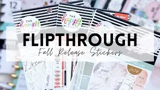 THE HAPPY PLANNER FALL RELEASE STICKERBOOK FLIPTHROUGHS