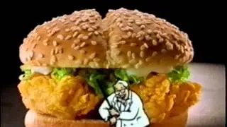 KFC -  Double Crunch Burger - Australian Ad 2001