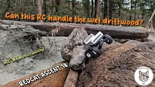 18 Scale RC Crawling at the Beach