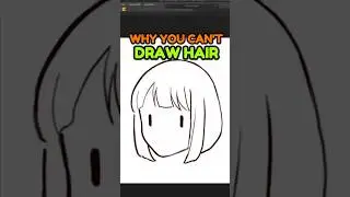 Reasons you can't draw hair (it's not because you suck at art) 😝 #drawing #arttips #tutorial