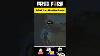 AFK Warning ⚠️ No Rank Score Minus ❌ Best Ever Free Fire New Update 😊