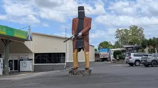 Vidéki Ausztrália ,hippybolt. Ned Kelly