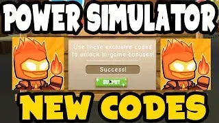 ALL NEW POWER SIMULATOR CODES! (AUGUST 2019!)