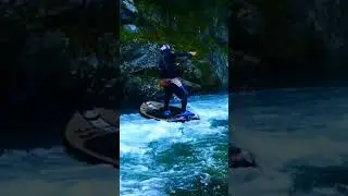 River SUP freestyle~Brace eddy turn ~