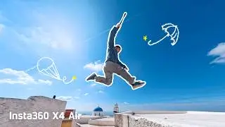 Бросаем вызов гравитации на Санторини | Insta360 X4 Air