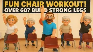 Fun Chair Workout OVER 60 BUILD STRONG LEGS