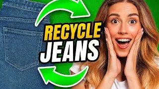 💯Two outfits, one old pair of jeans &mdash;😉 hit two birds with one stone ☺️♻️