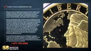 1992 Christoper Columbus Quin-centenary Gold Coin $5 Proof