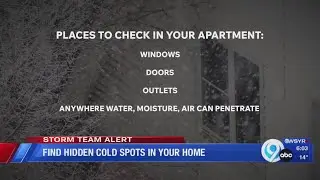 Tips to find hidden cold spots in your home