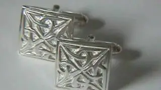 Silver Celtic Cufflinks DWA376