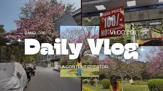 A day in my life 🍀🌸,Malleshwaram shopping 🛍️, indian home talks 🗣️ 🏠 , #vlog 01 banglore 🌤️