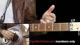 LearnCigarBoxGuitar.com archive. 4 string GDGB course #30