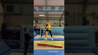 Trampoline Life: 3/4 Front Somersault