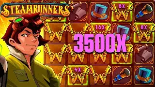 INSANE DOUBLE FULL SCREEN WILDS ON STEAMRUNNERS!